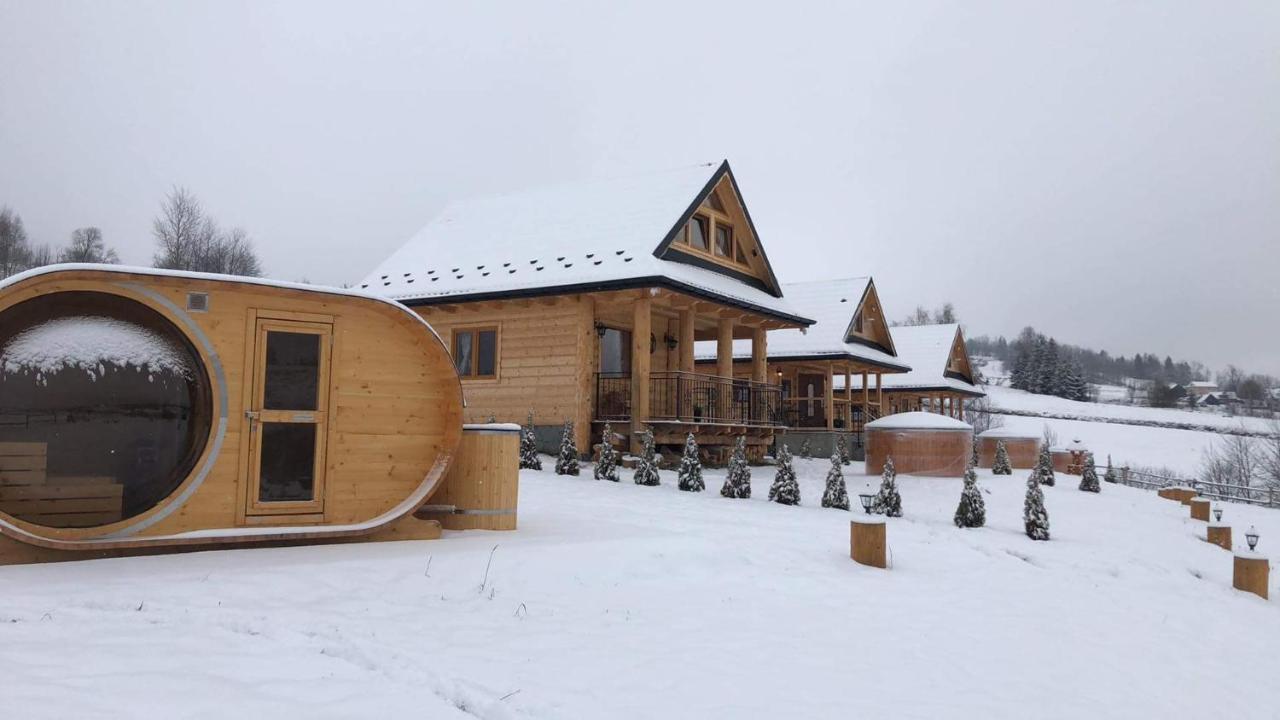 Domki Gorce Klikuszowa Sauna Jacuzzi Екстер'єр фото