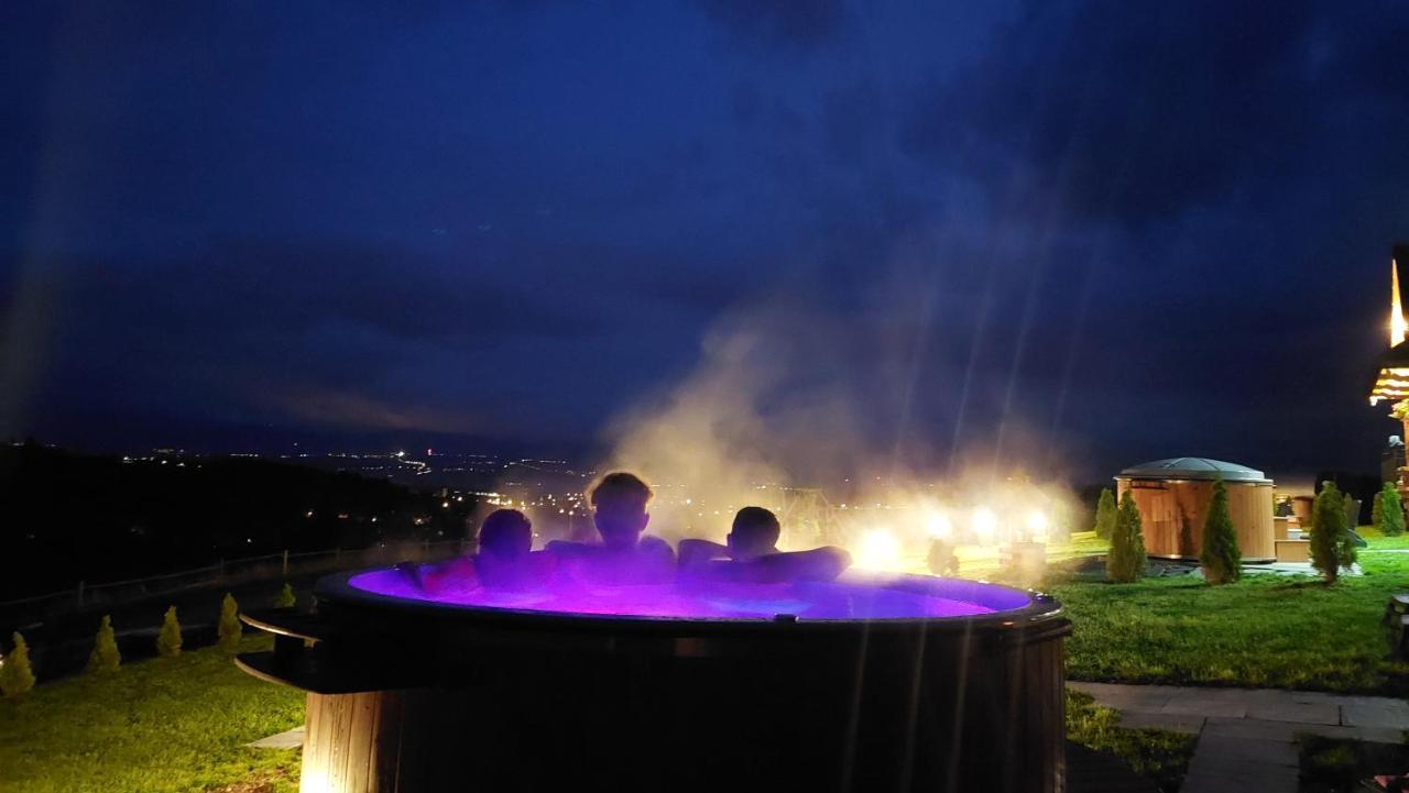 Domki Gorce Klikuszowa Sauna Jacuzzi Екстер'єр фото