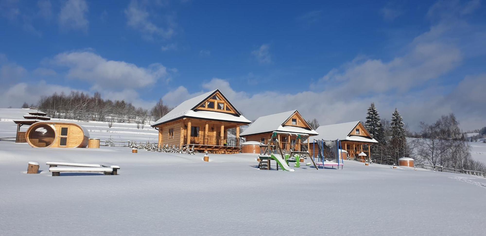 Domki Gorce Klikuszowa Sauna Jacuzzi Екстер'єр фото